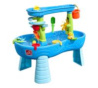 STEP2 Double Showers Splashs | Tavolo di sabbia e acqua | Due livelli, gioco d'acqua per più bambini Tavolino Giochi Acqua | Giochi d'acqua Giardino | Gioco Acqua per più Bambini, Tavolo Acqua Bambini