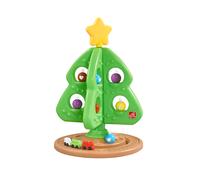 Step2 Il mio primo albero di Natale | Albero di Natale giocattolo in plastica per bambini | Include stella, 8 decorazioni e trenino