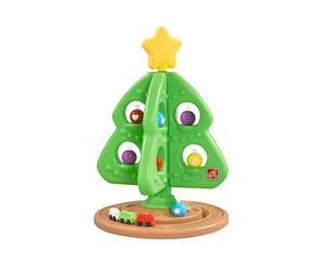 Step2 Il mio primo albero di Natale | Albero di Natale giocattolo in plastica per bambini | Include stella, 8 decorazioni e trenino