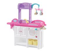 Step2 Love & Care Deluxe Nursery Camera dei bambini per bambole | Con culla, seggiolino, lavatrice e accessori (es ambola) | Giocattoli in plastica per bambine