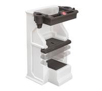 Step2 Mobile Helper Torre di Apprendimento in Plastica | Torre di Osservazione con Ripiano, Portabicchieri e Spazio di Stoccaggio | Regolabile su 3 Livelli | 47 x 57 x 88 cm - A partire da +1,5 anni