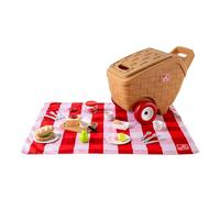 Step2 My First Picnic Basket Giocattoli | Cestino da Picnic con rotelle e Manico - Include Set di Accessori da 30 Pezzi/tovaglia da Picnic - a Partire da 1,5 Anni