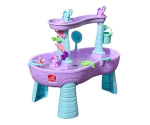 Step2 Rain Shower Splash Unicorns Tavolo da acqua / Unicorni con set di accessori da 13 pezzi | Tavolo Acqua Bambini | Giochi d'acqua per bambini | Tavolo Giochi Acqua Bambini