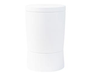 Step2 Vero In-Pool Shade Tavolino da Piscina in Plastica Bianco | Tavolino con Foro per Ombrellone, base Zavorrabile e plastica UV20 per profondità dell'acqua massima di 38,1 cm | Esterni/Giardino