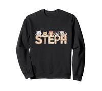 Steph Cat Trees - Albero per Gatti, Personalizzabile Felpa