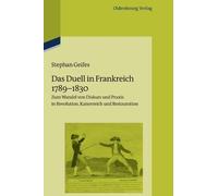 Stephan Geifes Das Duell in Frankreich 1789-1830 (Copertina rigida)