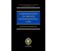 Stephan Rammeloo Corporations in Private International Law (Copertina rigida)