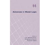 Stephane Demri Lev Beklemishev Advances in Modal Logic Volume 11 (Tascabile)