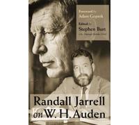 Stephanie Burt Randall Jarrell on W. H. Auden (Copertina rigida)