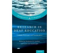 Stephanie Cawthon Research in Deaf Education (Copertina rigida)