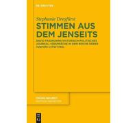 Stephanie Dreyfürst Stimmen Aus Dem Jenseits (Copertina rigida) Frühe Neuzeit