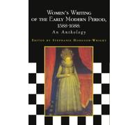 Stephanie Hodgso Women's Writing of the Early Modern Period 1 (Copertina rigida)