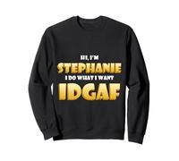 Stephanie Joke IDGAF Meme Cute Halloween Costume for Steph Felpa