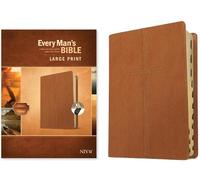 Stephen Arterbu NIV Every Man's Bible, Large Print, Cross (Rilegato in ecopelle)
