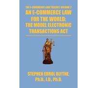 Stephen Blythe An E-Commerce Law for the World (Tascabile)