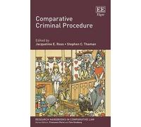 Stephen C. Thaman Comparative Criminal Procedure (Copertina rigida)