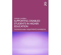 Stephen Campbell Supporting Disabled Students in Higher Education (Tascabile)