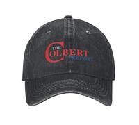 Stephen Colbert The Late Show Uomini Donne Berretto da Baseball Distressed Denim Cappelli cap Classic Outdoor Travel Copricapo Regolabile Regali