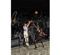 Stephen Curry locandina Best Player Celebration Night NBA Basketball