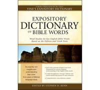 Stephen D Renn Expository Dictionary of Bible Words (Copertina rigida)