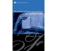Stephen E Fowl Theological Interpretation of Scripture (Tascabile)