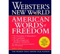 Stephen F. Rohde Webster's New World American Words of Freedom (Tascabile)