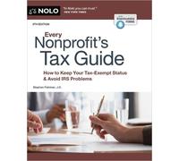 Stephen Fishman Every Nonprofit's Tax Guide (Tascabile)