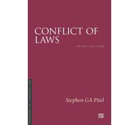 Stephen G.A. Pitel Conflict of Laws, Third Edition (Tascabile)