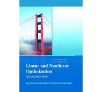 Stephen G. Nash Igor Griva Ariela Linear and Nonlinear Optimi (Copertina rigida)