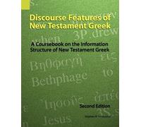 Stephen H Levinsohn Discourse Features of New Testament Greek (Tascabile)