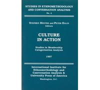 Stephen Hester Peter Eglin Culture in Action (Tascabile)