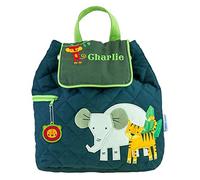 Stephen Joseph Zaino zoo per bambino personalizzato con nome ricamato