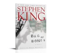Stephen King Bag of Bones Book, poster decorativo da parete, per soggiorno, camera da letto, decorazione moderna per la camera da letto, 40 x 60 cm