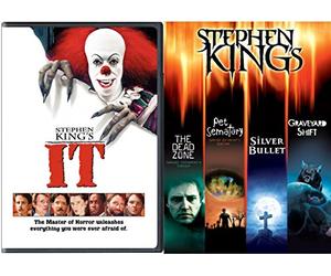 Stephen King Collection It + The Dead Zone, Pet Cemetery, Graveyard Shift, Silver Bullet, Movie Feature Master of Horror