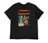 Stephen King Horror Characters Friends T-Shirt Custom Screen Printed M Black
