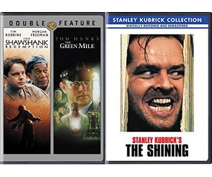 Stephen King Horror DVD Bundle - The Shining, The Shawshank Redemption & The Green Mile 3-Movie Triple Feature Set
