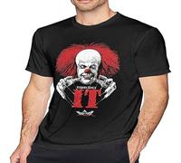 Stephen King It T Shirt Men's Fashion Cotton Crew Neck Short Sleeve Tunics Black S