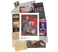 Stephen King On Tour Set: Artist Signed print, plus set of 12 Commemorative Stephen King Tour tickets