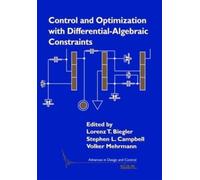 Stephen L. Camp Control and Optimization with Differential-Algebraic (Tascabile)