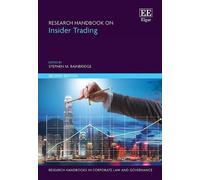 Stephen M. Bainbridge Research Handbook on Insider Trading (Copertina rigida)