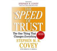 Stephen M. R. Covey The Speed of Trust (Mixed Media Product)