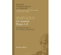 Stephen Menn Simplicius: On Aristotle Physics 1-8 (Copertina rigida)