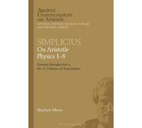 Stephen Menn Simplicius: On Aristotle Physics 1-8 (Tascabile)