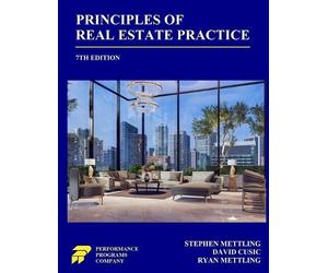 Stephen Mettling David Cusic Ryan Met Principles of Real Estate Pra (Tascabile)