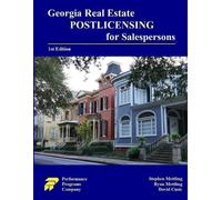 Stephen Mettling Ryan Mettlin Georgia Real Estate Postlicensing for (Tascabile)