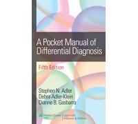 Stephen N. Adler A Pocket Manual of Differential Diagnosis (Tascabile)