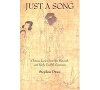 Stephen Owen Just a Song (Copertina rigida)