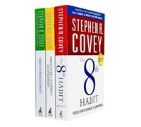 Stephen R. Covey 3 Books Collection Set (The 8th Habit, First Things First, Principle-centered Leadership)