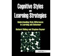 Stephen Rayner Richard Ridin Cognitive Styles and Learning Strategie (Tascabile)