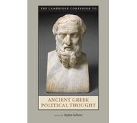 Stephen Salkeve The Cambridge Companion to Ancient Greek Political T (Tascabile)